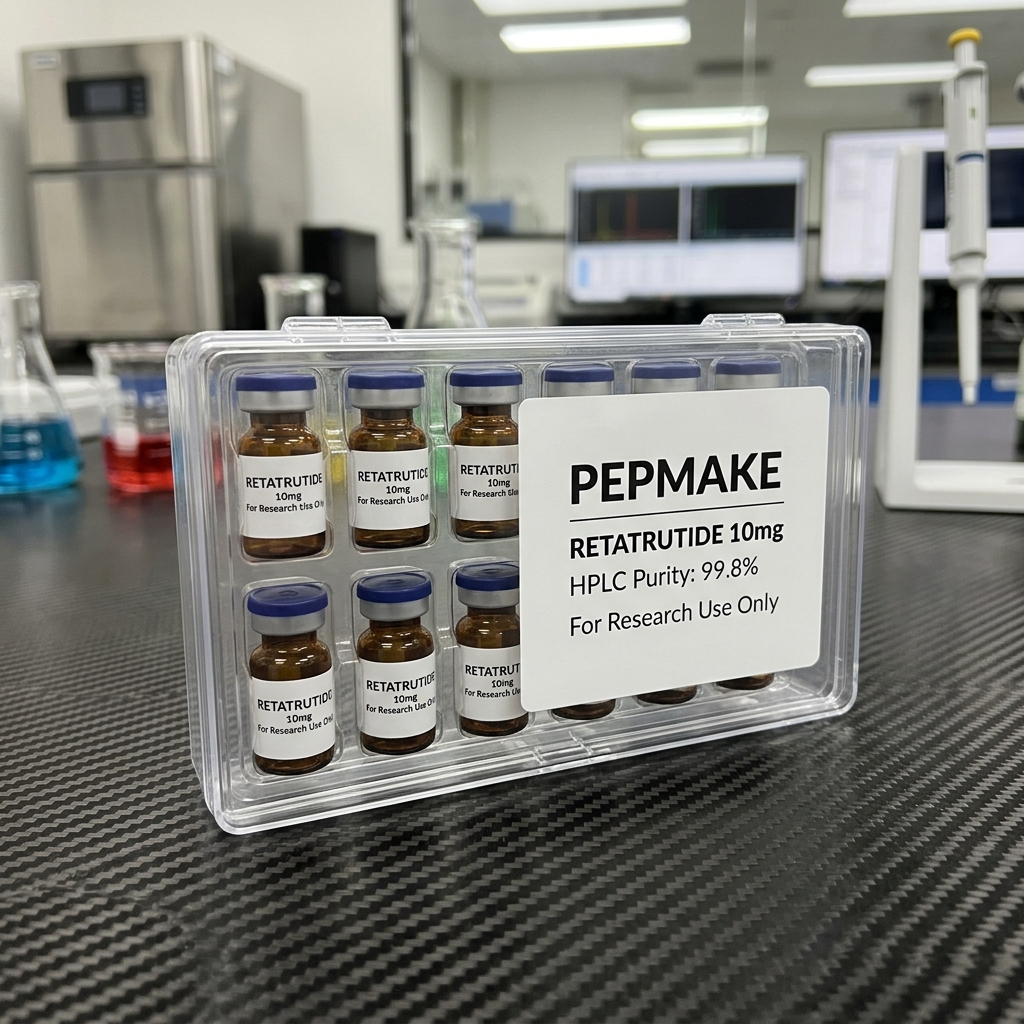 PEPMAKE Authentic Research Peptide Kit Box with HPLC 99.8% Certified Vials