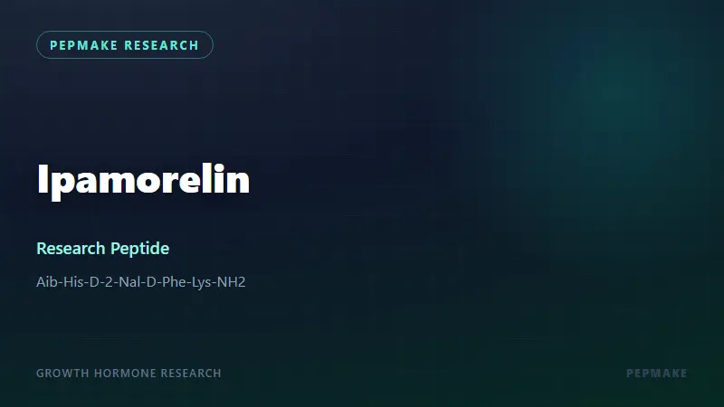 Ipamorelin Research Peptide: Selective Ghrelin Receptor Agonist (GHS-R1a)