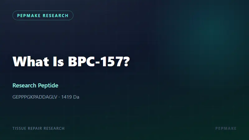 What Is BPC-157? A Simple Guide for Research Scientists